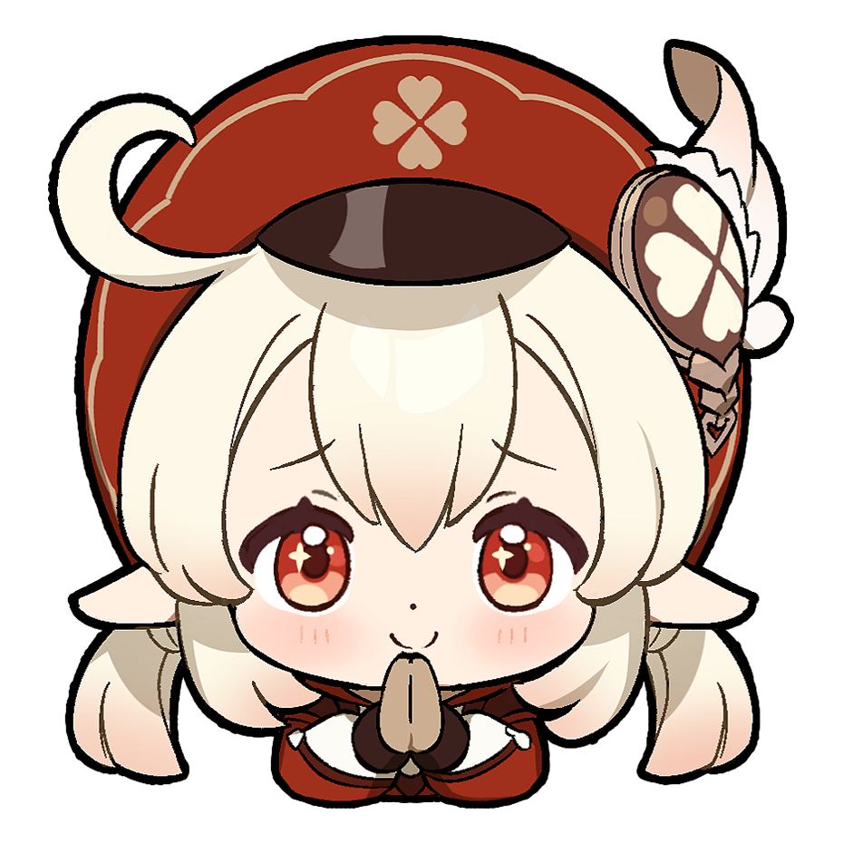 Klee Please Discord sticker