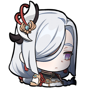 Shenhe Dead Inside Discord sticker