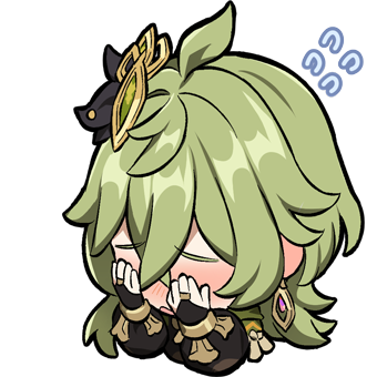 Collei Ashamed Discord sticker