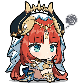 Nilou Upset Discord sticker