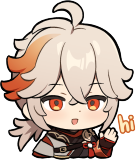 Kazuha Hi Discord sticker