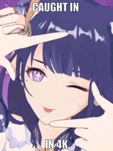 Caught in 4k Discord sticker
