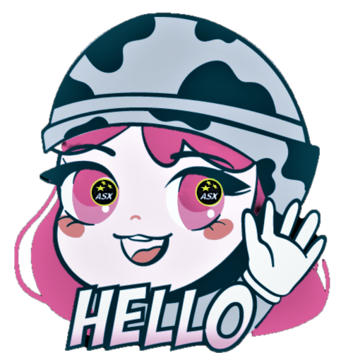 :helloASX Discord sticker