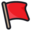 red flag Discord sticker