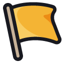 yellow flag Discord sticker