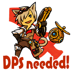 DPS in Need Discord sticker