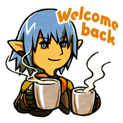 Welcome Back Discord sticker