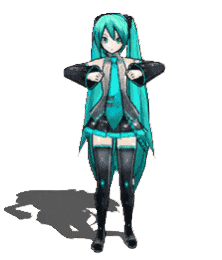 miku punch Discord sticker