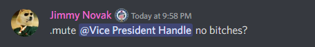 No bitches mute Discord sticker