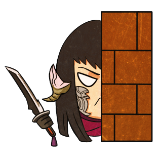 Yugiri Peek Discord sticker