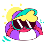 Steam Backyard Pool Discord sticker
