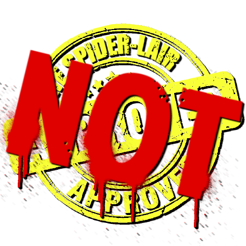 Spider-Lair Not Approved Discord sticker