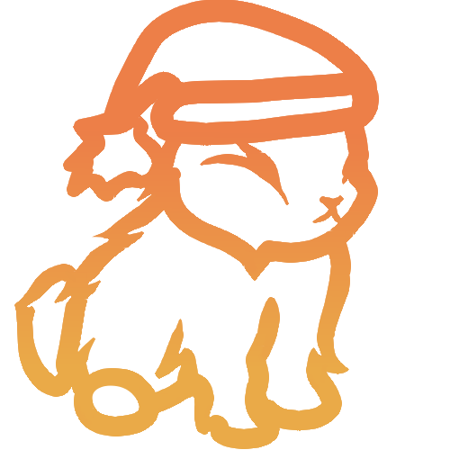 Новогодний кролик Discord sticker