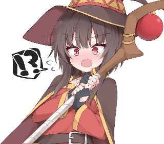 MeguminBlush Discord sticker