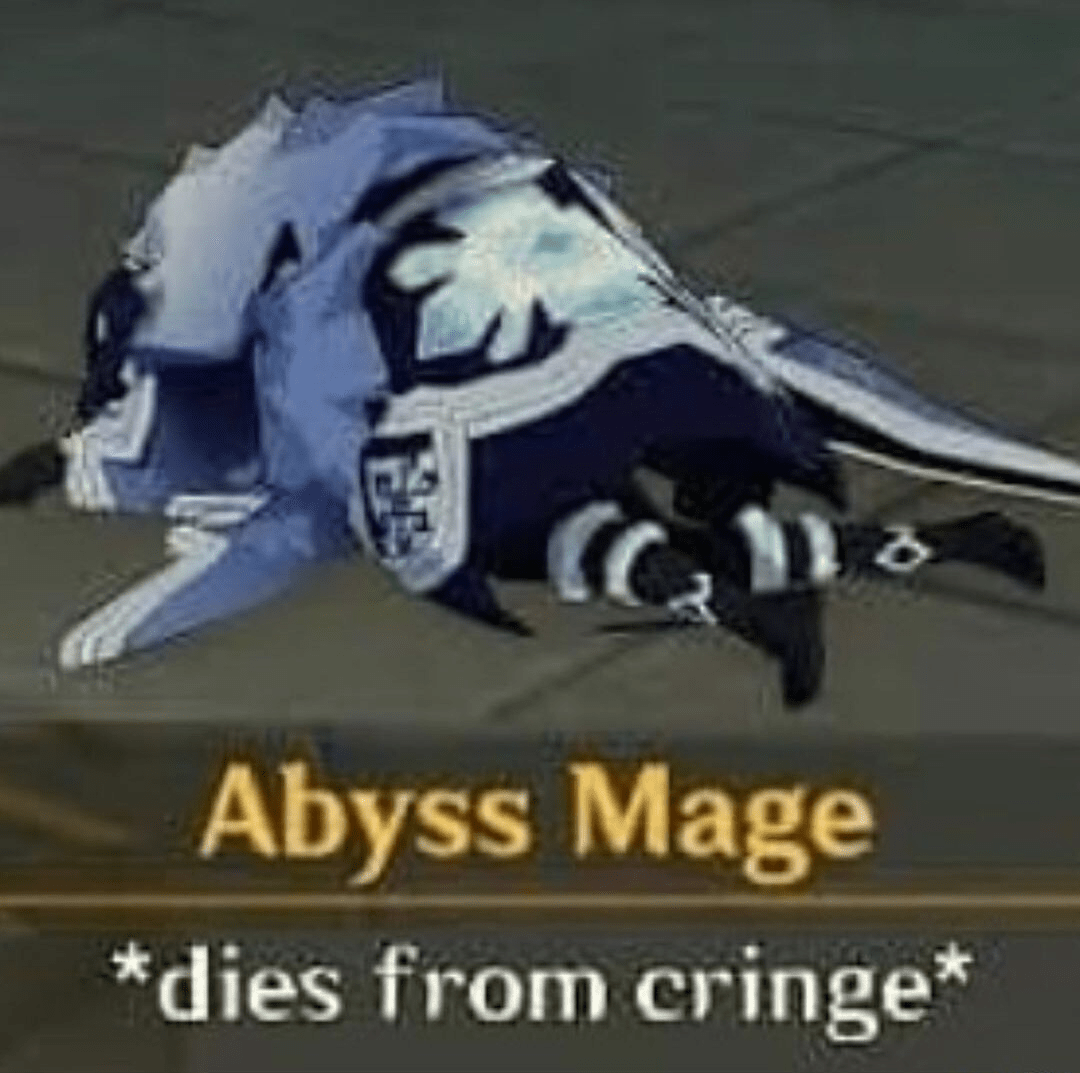 Dies From Cringe Abyss Mage Discord sticker
