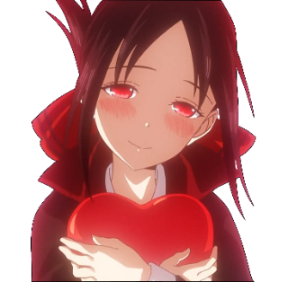 kaguya heart Discord sticker