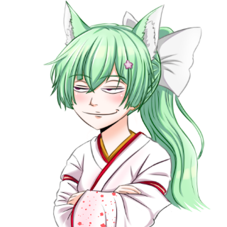 Sakura Smirk Discord sticker
