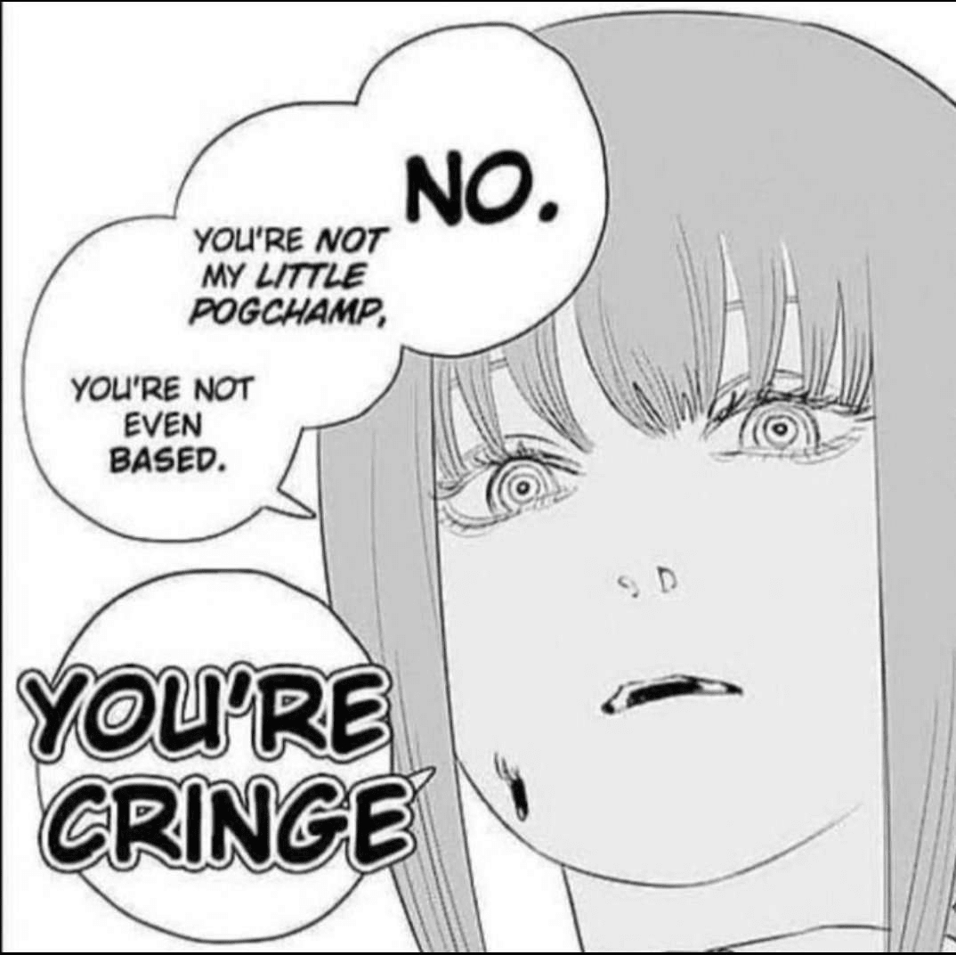 Makima Cringe Discord sticker