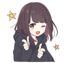 menhera_fingerguns Discord sticker