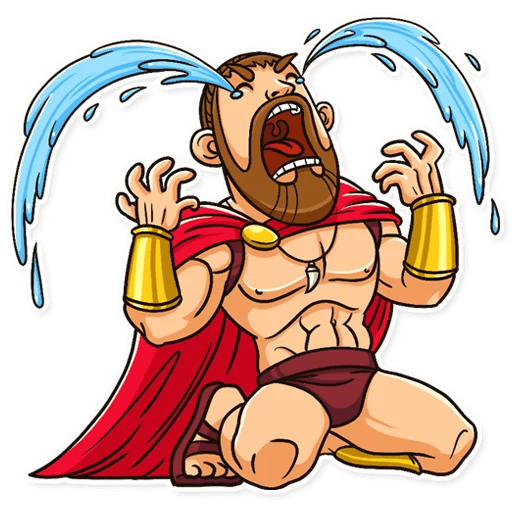 cry sparta Discord sticker