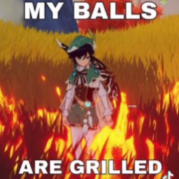 my balls are grilled Discord sticker