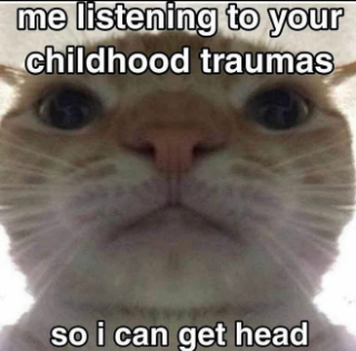 listening 2 ur trauma 4 head Discord sticker