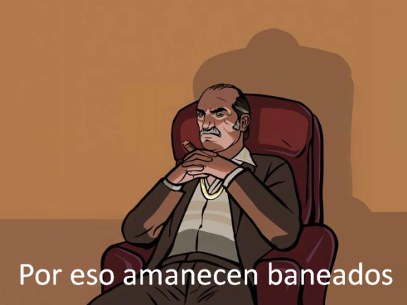 por eso amanecen baneados Discord sticker