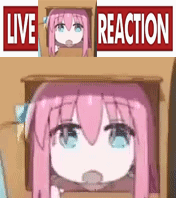 live bocchi reaction Discord sticker