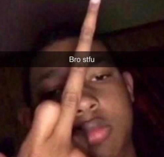 bro stfu Discord sticker