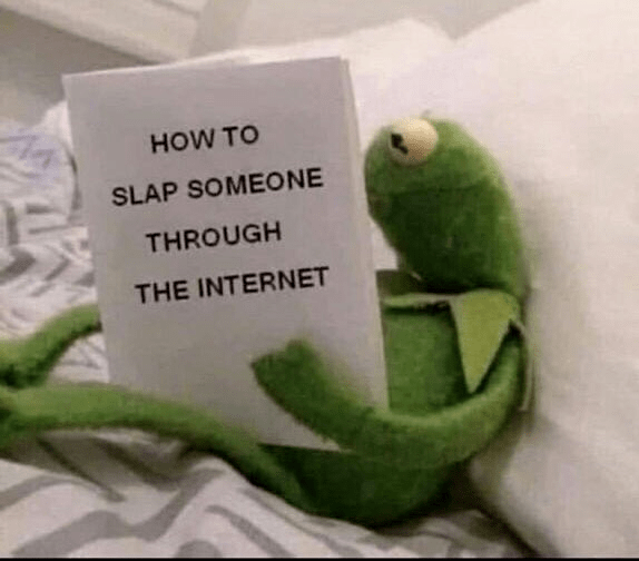 how to slap through internet Discord sticker
