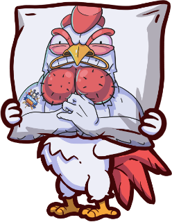 Pillow Rooster Discord sticker
