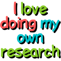 ILoveDoingMyOwnResearch Discord sticker