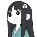 tsukihi blank Discord sticker
