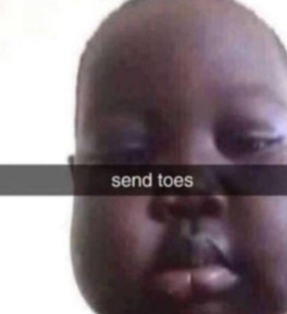 pls toes im broke Discord sticker