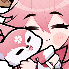 Yae Miko - Hug Discord sticker