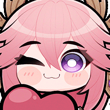 Yae Miko - Heart / Love Discord sticker