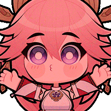 Yae Miko - Dance Discord sticker