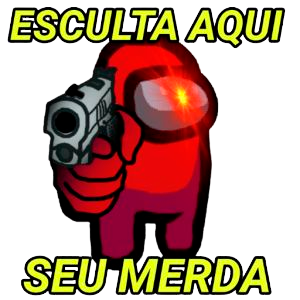 Escuta aqui seu merda Discord sticker
