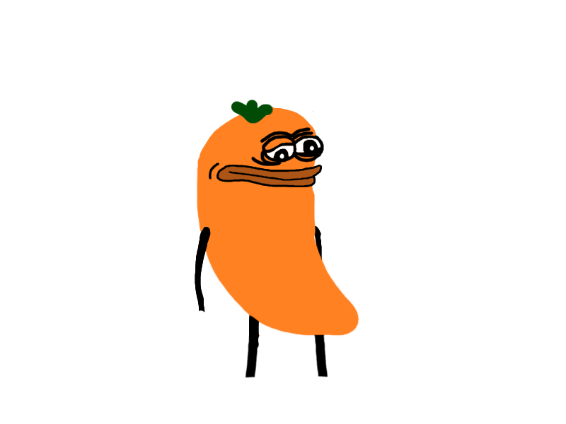 Sadge Carrot Discord sticker
