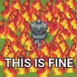 This is fine Discord sticker