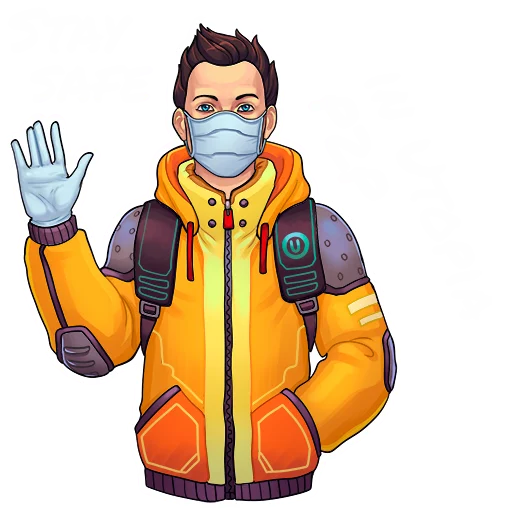Stay Safe Discord sticker
