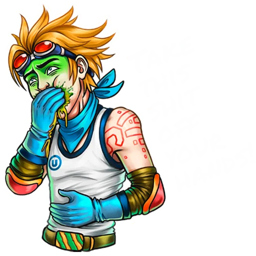 Sick Man Discord sticker