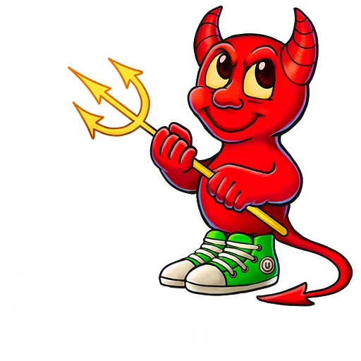 Dont Touch My Money Discord sticker