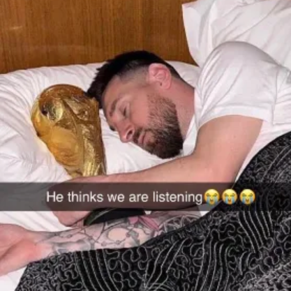 im Messi we arent listening