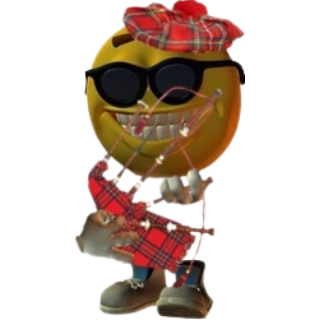 Jake playing bagpipes