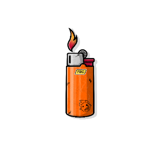 Fresh Boy BIC Lighter Discord sticker