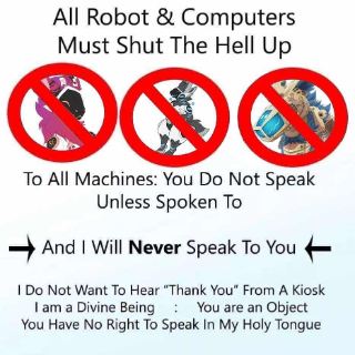 Shut up protogen Discord sticker
