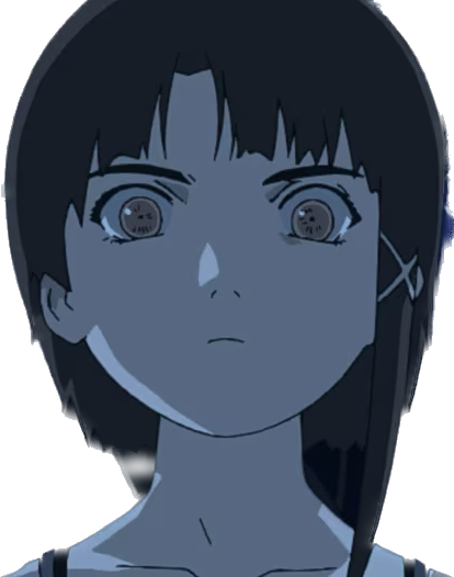 Lain Stare Discord sticker