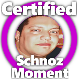 Certified Schnoz Moment Discord sticker