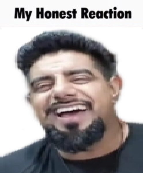my honest reaction Discord sticker